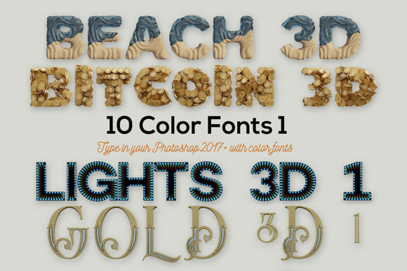 10 Color Font Font - Featured Image
