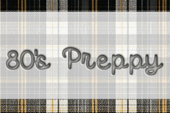 80's Preppy Font - Featured Image
