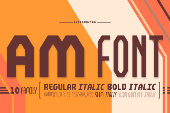 AM Font - Featured Image
