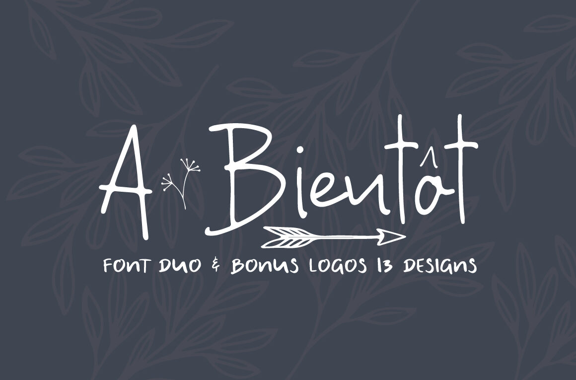 A Bientot Font - Featured Image
