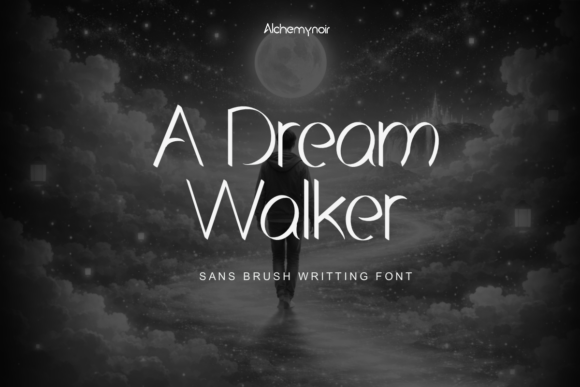 A Dream Walker Font - Featured Image