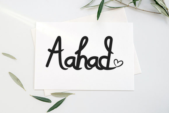 Aahad Font - Featured Image
