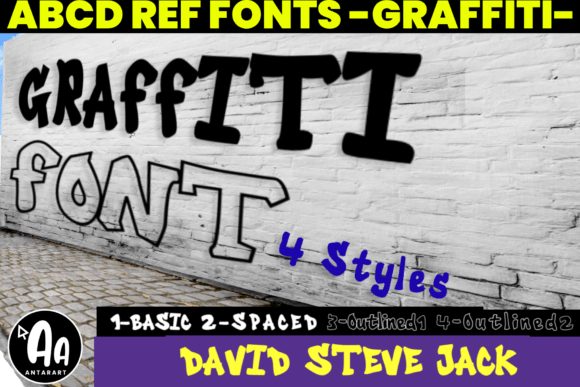 Abcd Ref Graffiti Font - Featured Image