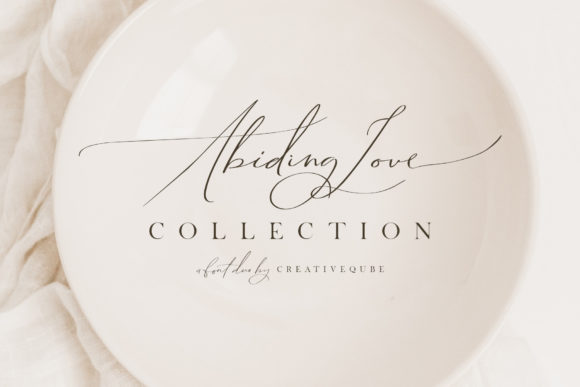 Abiding Love Font - Featured Image