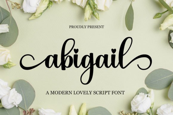 Abigail Script Font - Featured Image
