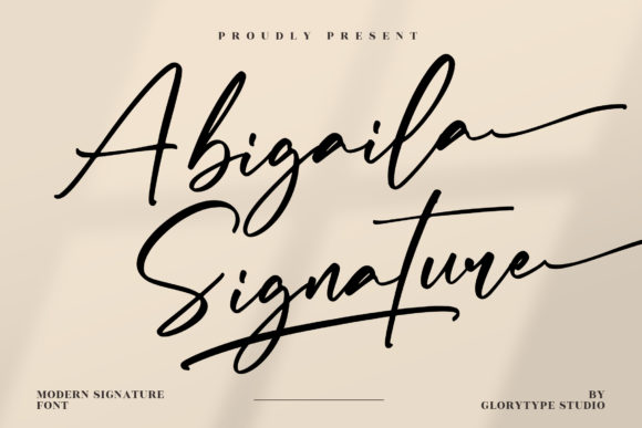 Abigaila Signature Font - Featured Image