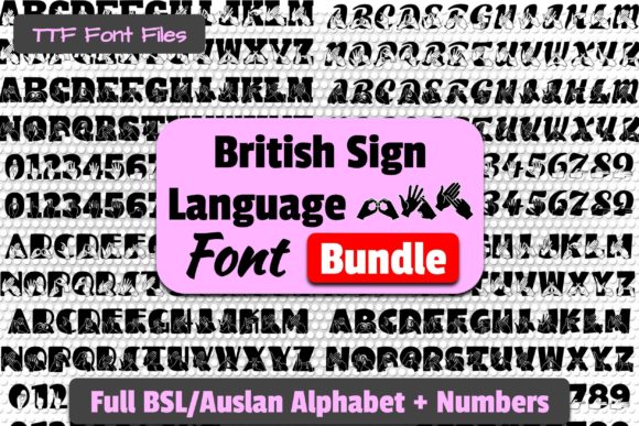 Able Lingo BSL 1-5 Font - Featured Image