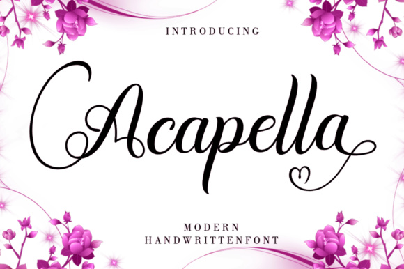 Acapella Font - Featured Image