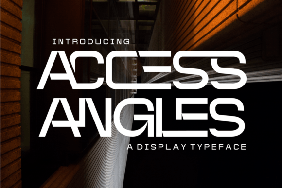 Access Angles Font - Featured Image