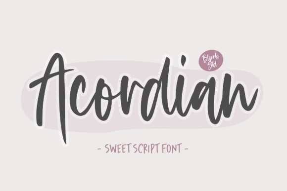 Acordian Font - Featured Image