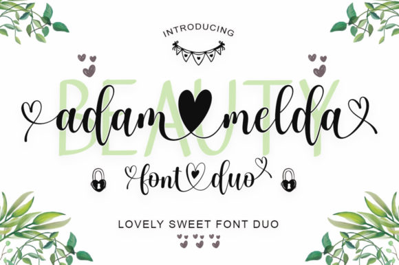 Adam Melda Lovely Font - Featured Image