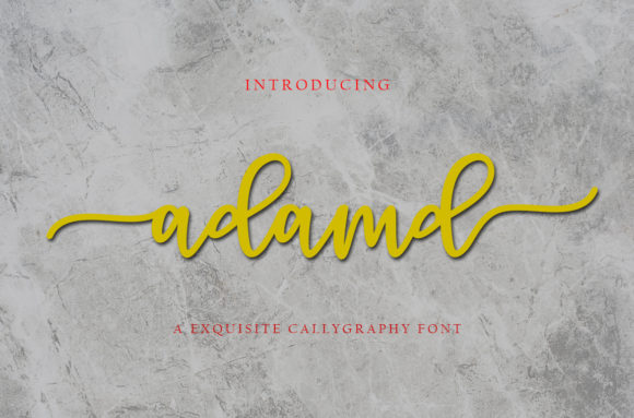 Adamd Font - Featured Image