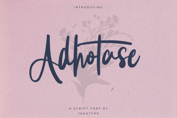 Adhotase Font - Featured Image