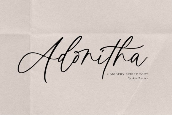Adonitha Font - Featured Image
