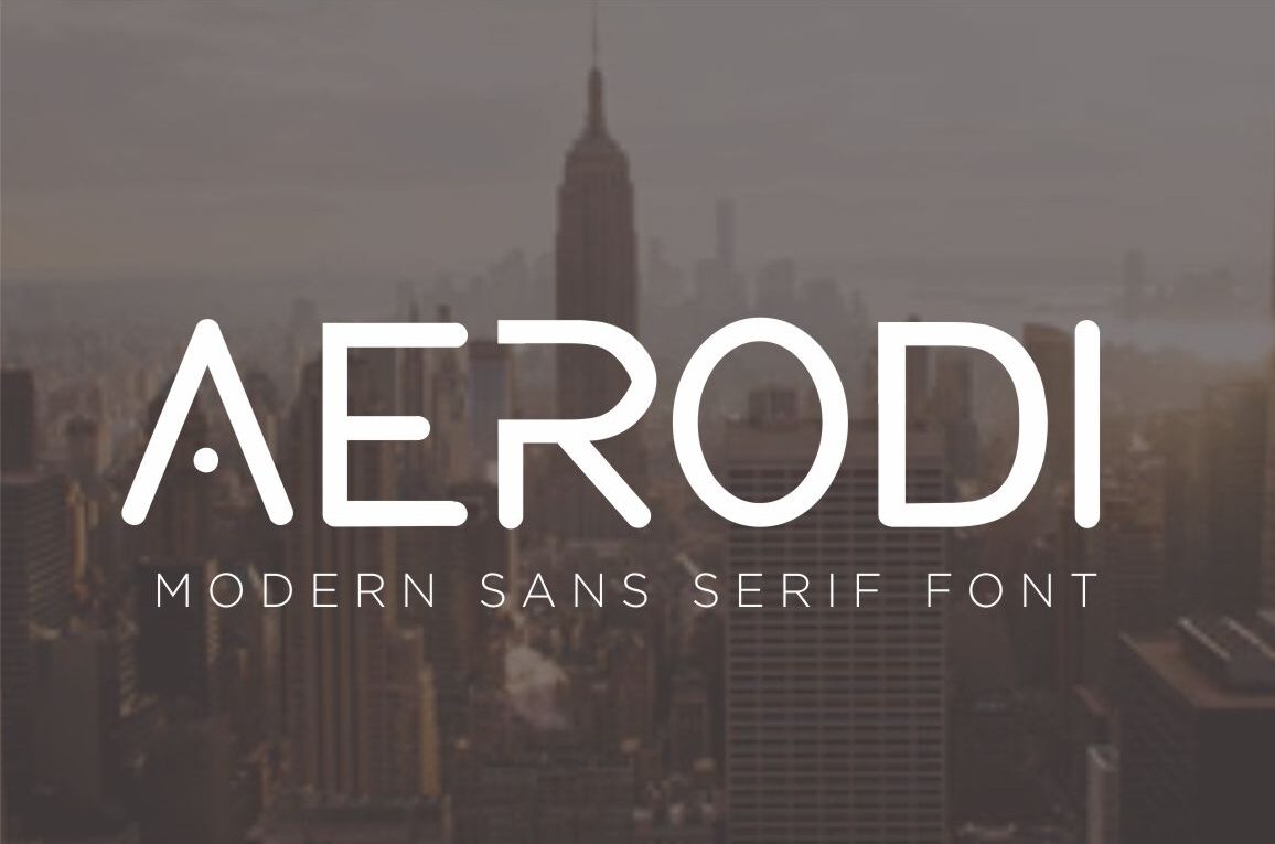 Aerodi Font - Featured Image