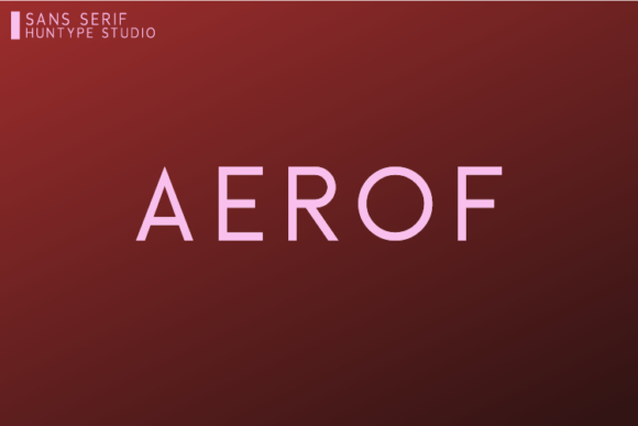 Aerof Font - Featured Image