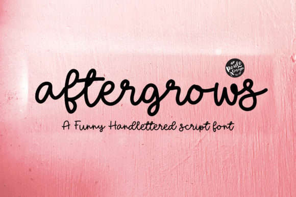 Aftergrows Font - Featured Image