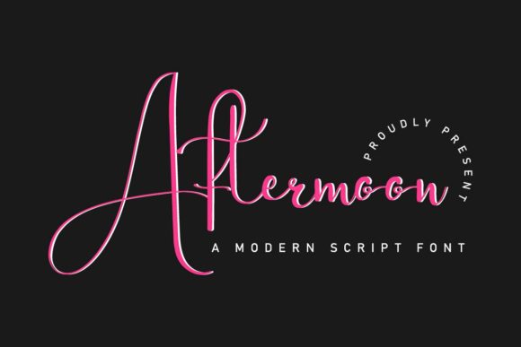 Aftermoon Font - Featured Image