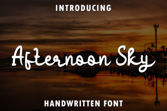 Afternoon Sky Font - Featured Image