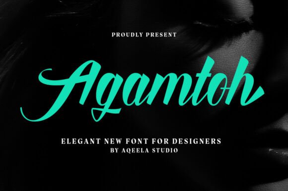 Agamtoh Font - Featured Image