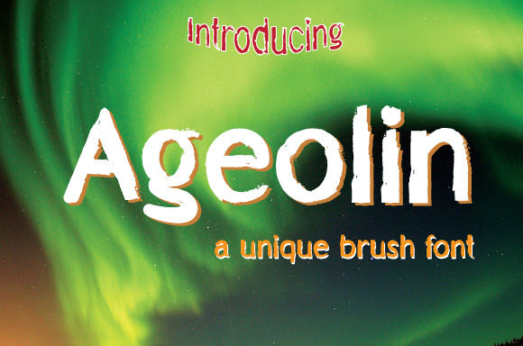 Ageolin Font - Featured Image