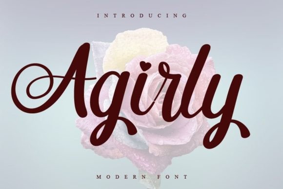 Agirly Font - Featured Image