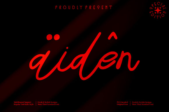 Aiden Font - Featured Image