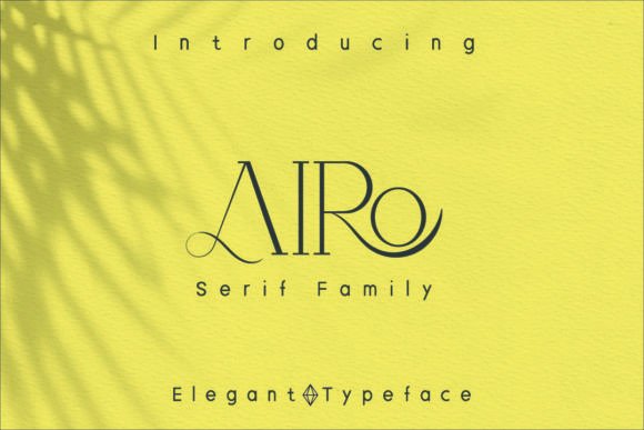 Airo Font - Featured Image