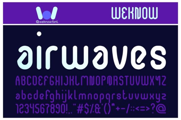 Airwaves Font - Featured Image