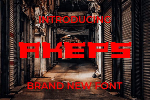 Akeps Font - Featured Image
