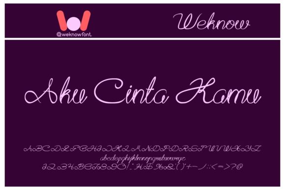 Aku Cinta Kamu Font - Featured Image