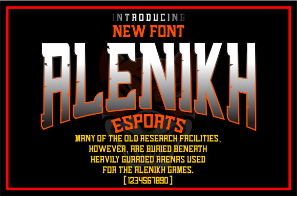 Alenikh Sports Font - Featured Image