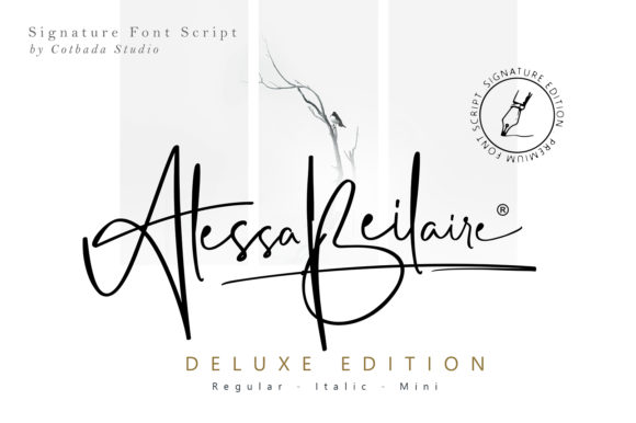 Alessa Beilaire Font - Featured Image