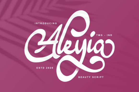 Aleyia Script Font - Featured Image