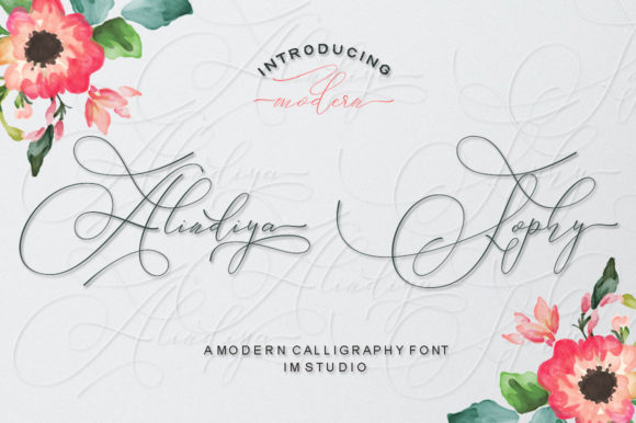 Alindiya Sophy Font - Featured Image