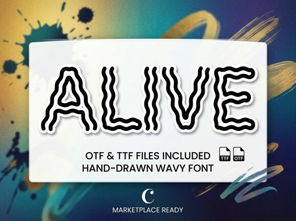 Alive Font - Featured Image
