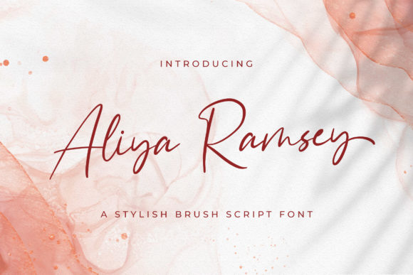 Aliya Ramsey Font - Featured Image