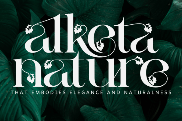 Alketa Nature Font - Featured Image