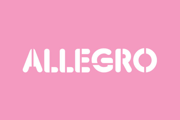 Allegro Font - Featured Image