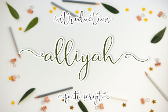 Alliyah Font - Featured Image