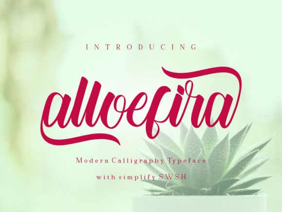 Alloefira Font - Featured Image