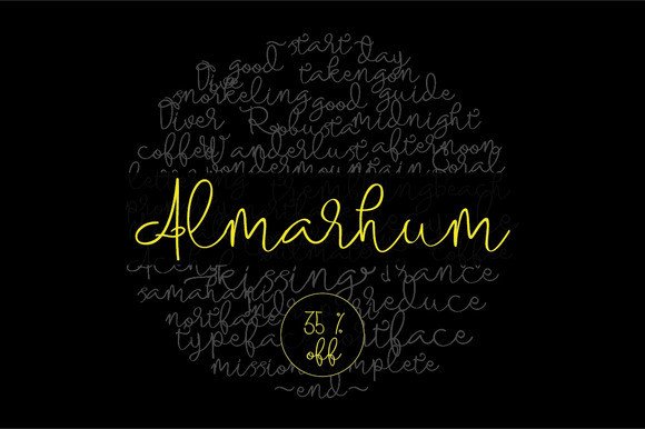 Almarhum Font - Featured Image
