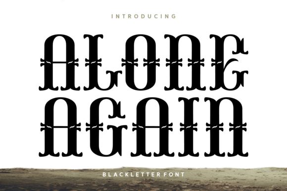 Alone Again Font - Featured Image