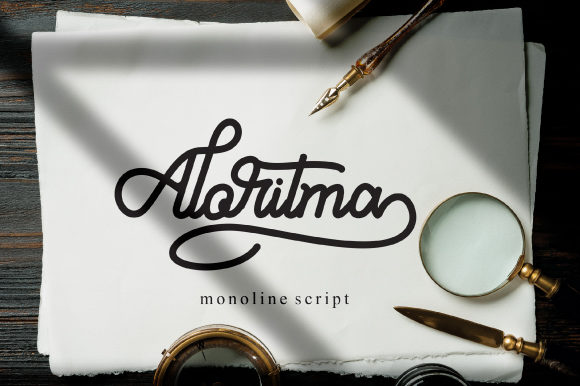 Aloritma Font - Featured Image