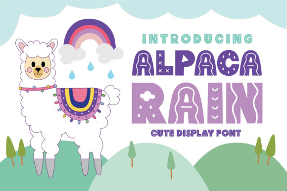 Alpaca Rain Font - Featured Image