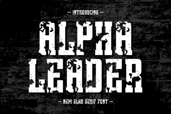 Alpha Leader Font - Featured Image