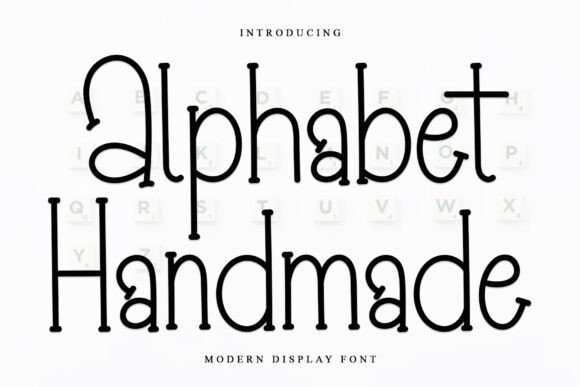 Alphabet Handmade Font - Featured Image