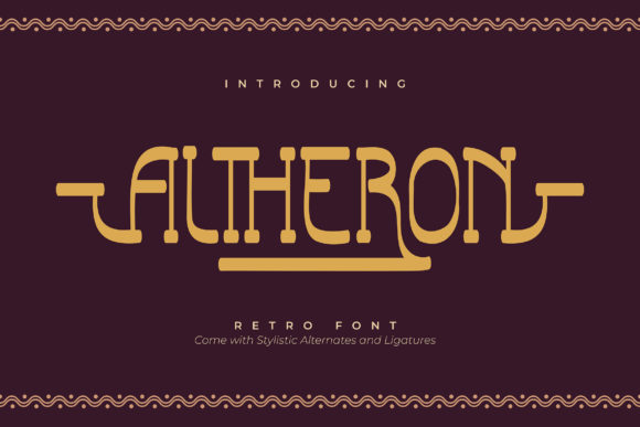 Altheron Font - Featured Image