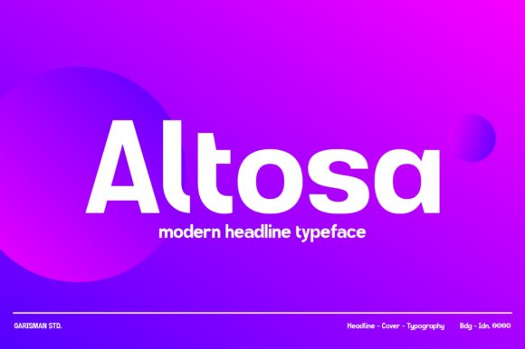 Altosa Font - Featured Image