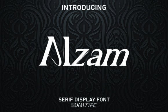 Alzam Font - Featured Image